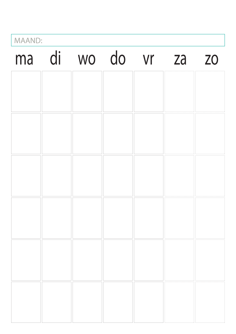 kalender-maand