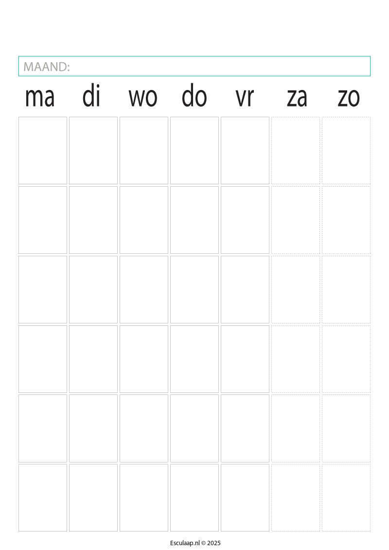 kalender-maand