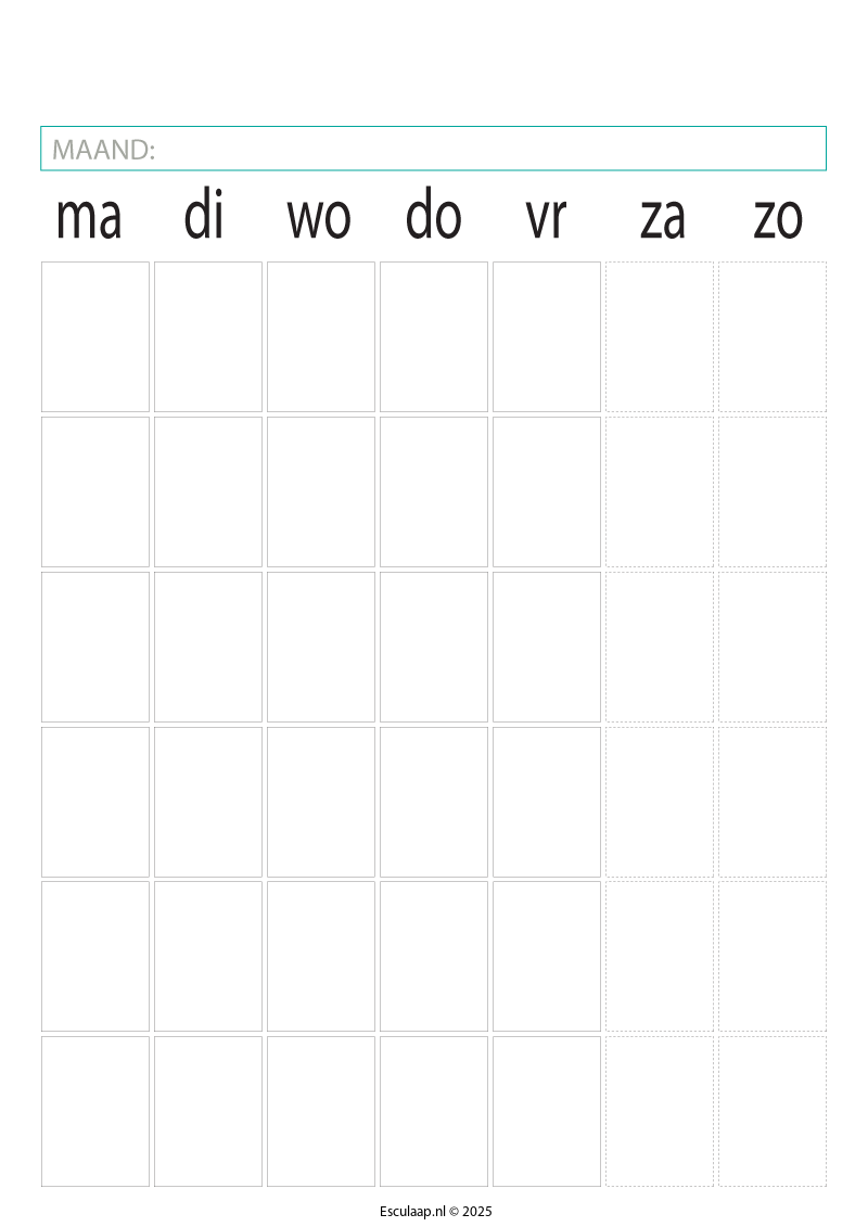 kalender-maand