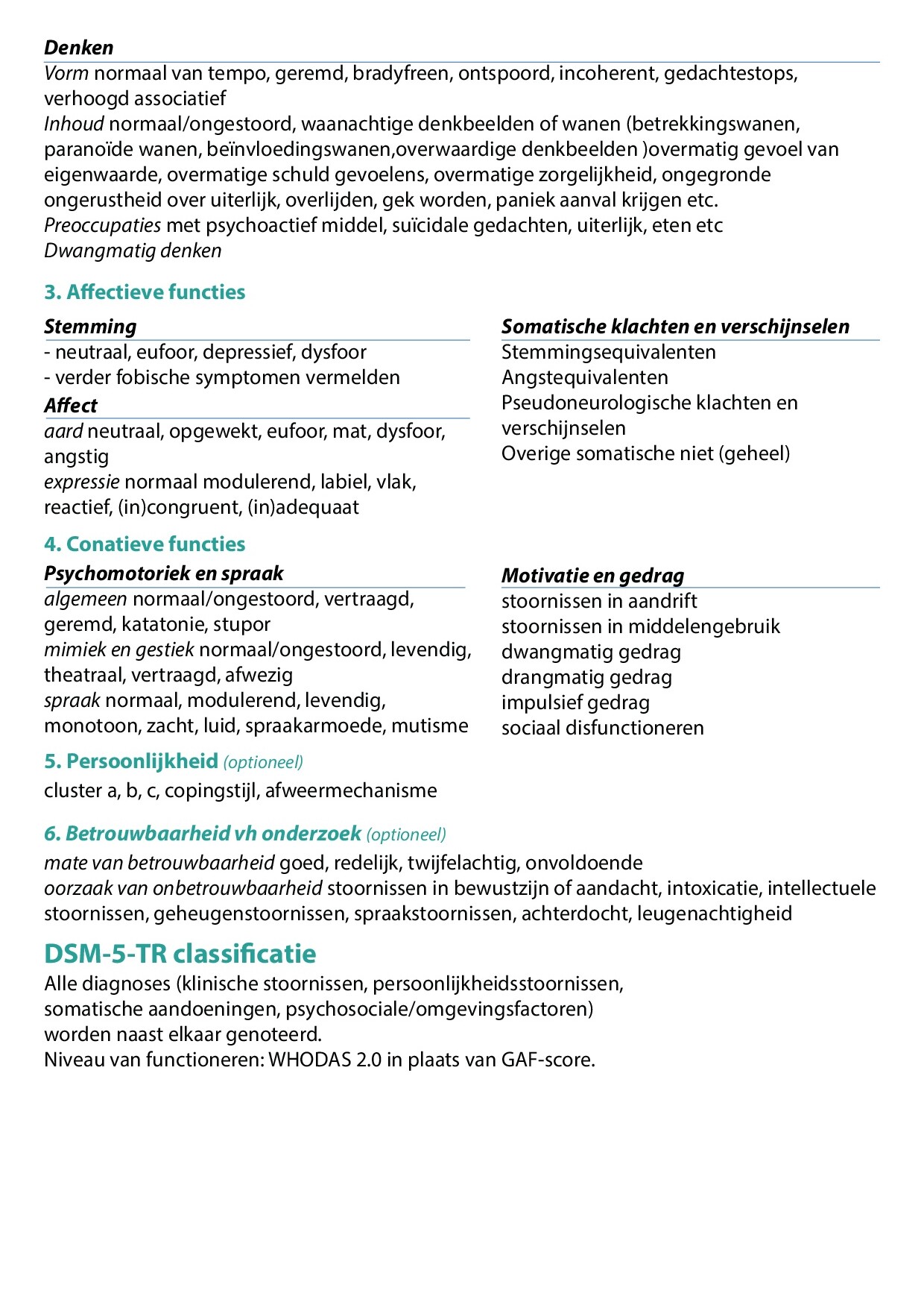 Voorbeeld van pagina 3 van Psychiatrie