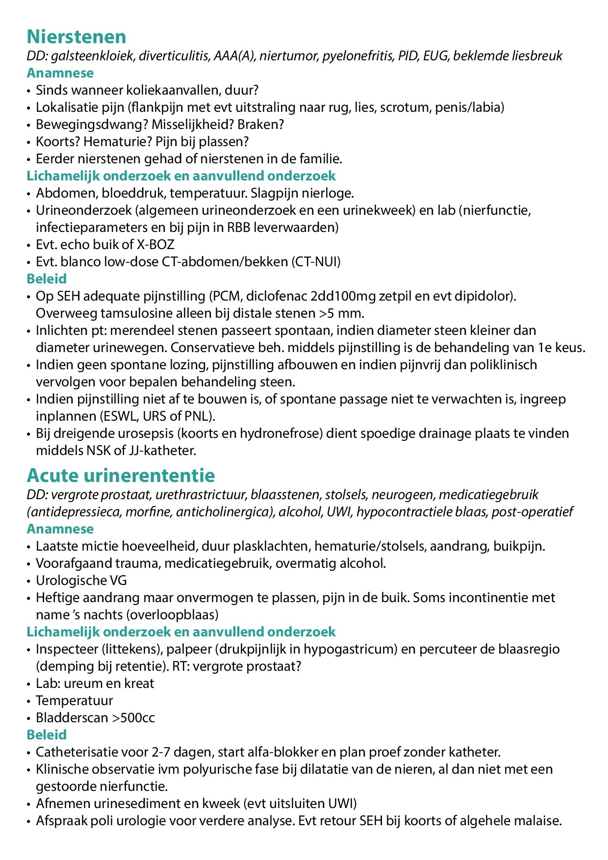Voorbeeld van pagina 3 van Urologie Acuut